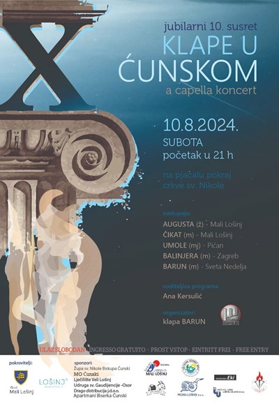 X. klapski susret "Klape u Ćunskom" - Klapa Barun